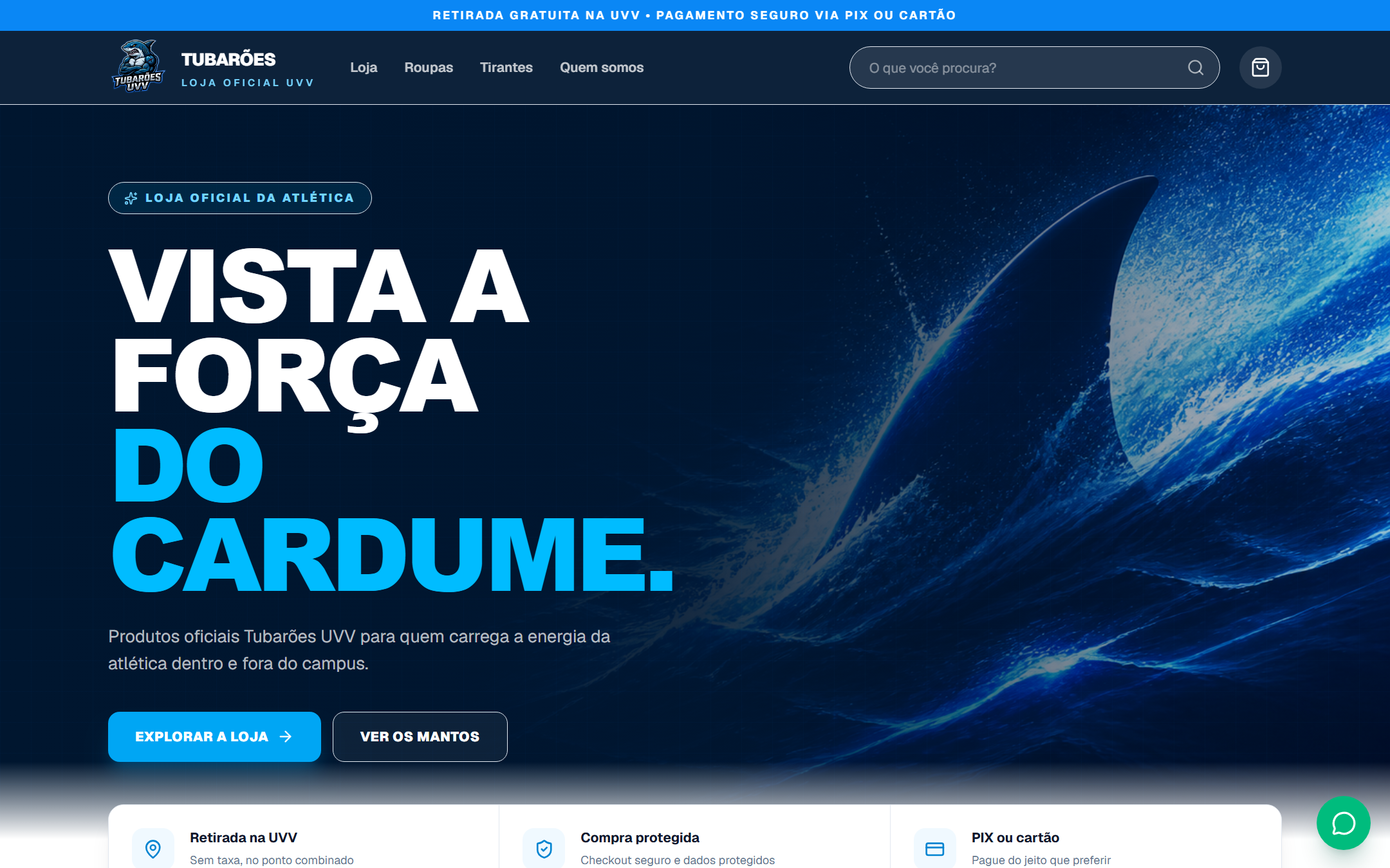 Preview do projeto Tubarões UVV